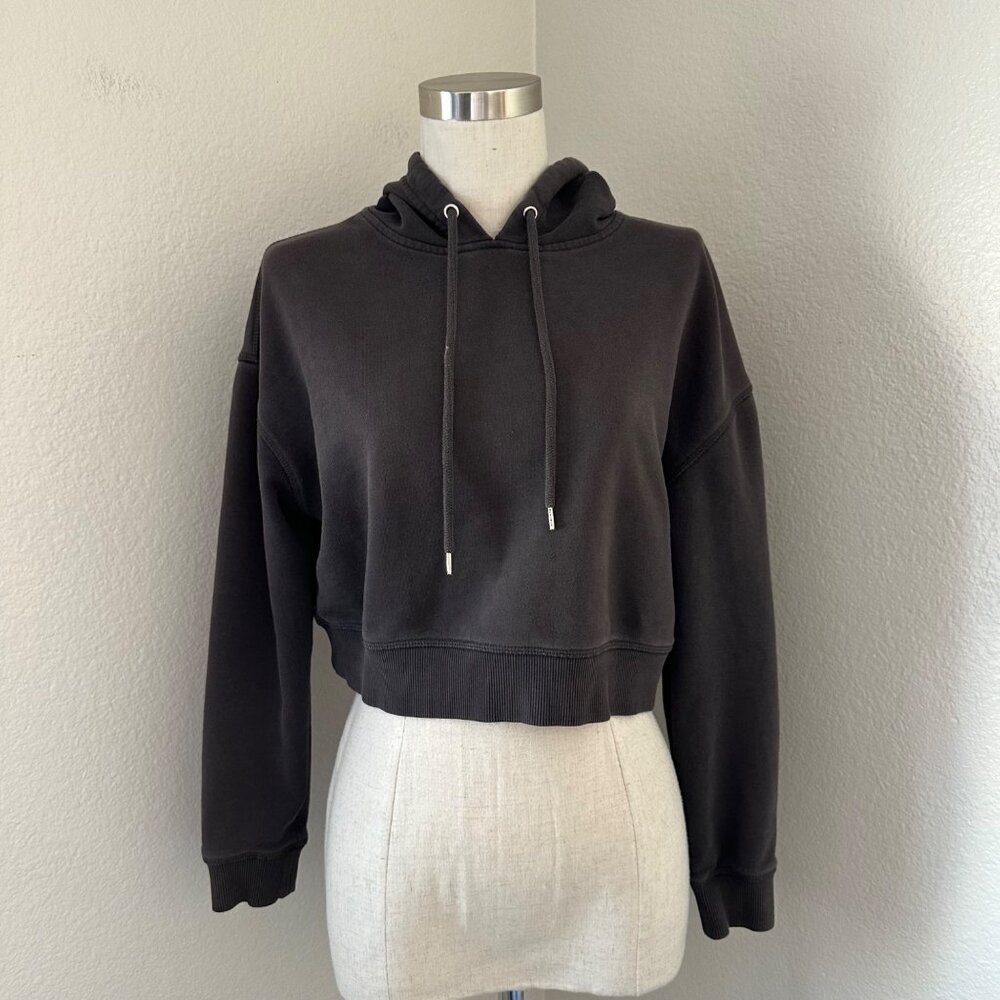 AS Colour Hooded Sweatshirt Relax Fit French Terry Dropped Shoulders Brown XS